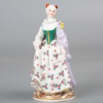 Meissen Porcelain Figural Ewers 19th Century迈森瓷人物19世纪