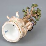 Antique Meissen Cupid Sharpening Arrow Figure丘比特磨利箭 - Image 4