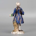 Meissen porcelain decoration figure, 19th century19世纪迈森瓷器装饰人偶 - Image 4