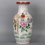Peony and pheonix vase 1950s 1960s 1970s凤穿牡丹赏瓶 国色天香款 5,6,7