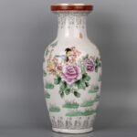 Peony and pheonix vase 1950s 1960s 1970s凤穿牡丹赏瓶 国色天香款 5,6,7 - Image 2