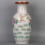 Peony and pheonix vase 1950s 1960s 1970s凤穿牡丹赏瓶 国色天香款 5,6,7 - Image 3