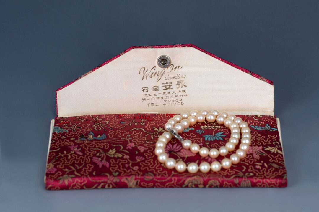 Pearl Necklace from Hong Kong Wing On Jewellry Ltd, 1970s香港永安珠宝金行 70年代 珍珠项链 - Image 2