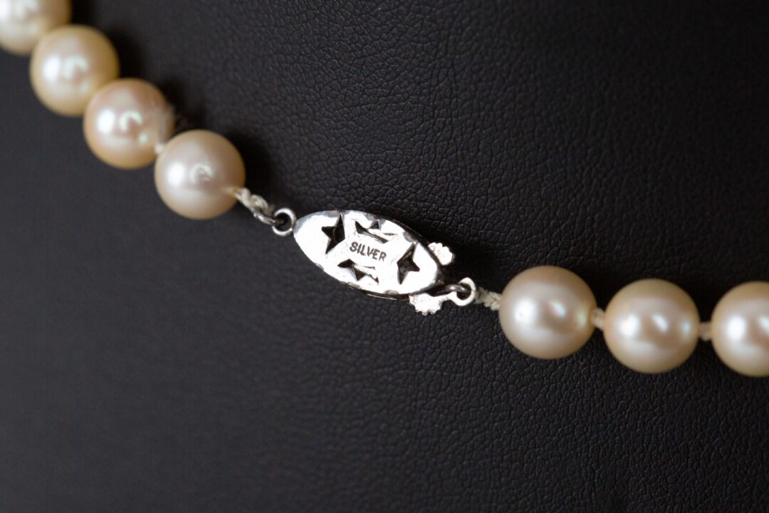 Pearl Necklace from Hong Kong Wing On Jewellry Ltd, 1970s香港永安珠宝金行 70年代 珍珠项链 - Image 6