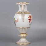 Meissen Porcelain, Antique Vase with Double Serpent Handles, 27 cm, 1860-1924迈森瓷器，古董花瓶与双蛇环形柄27厘米1860-1924 - Image 2