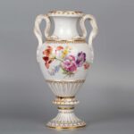 Meissen Porcelain, Antique Vase with Double Serpent Handles, 27 cm, 1860-1924迈森瓷器，古董花瓶与双蛇环形柄27厘米1860-1924 - Image 3