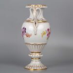 Meissen Porcelain, Antique Vase with Double Serpent Handles, 27 cm, 1860-1924迈森瓷器，古董花瓶与双蛇环形柄27厘米1860-1924 - Image 4