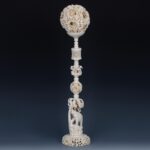 Chinese Puzzle Ball (Devil's Work Ball), 19th Century镂空雕鬼工球 十九世纪
