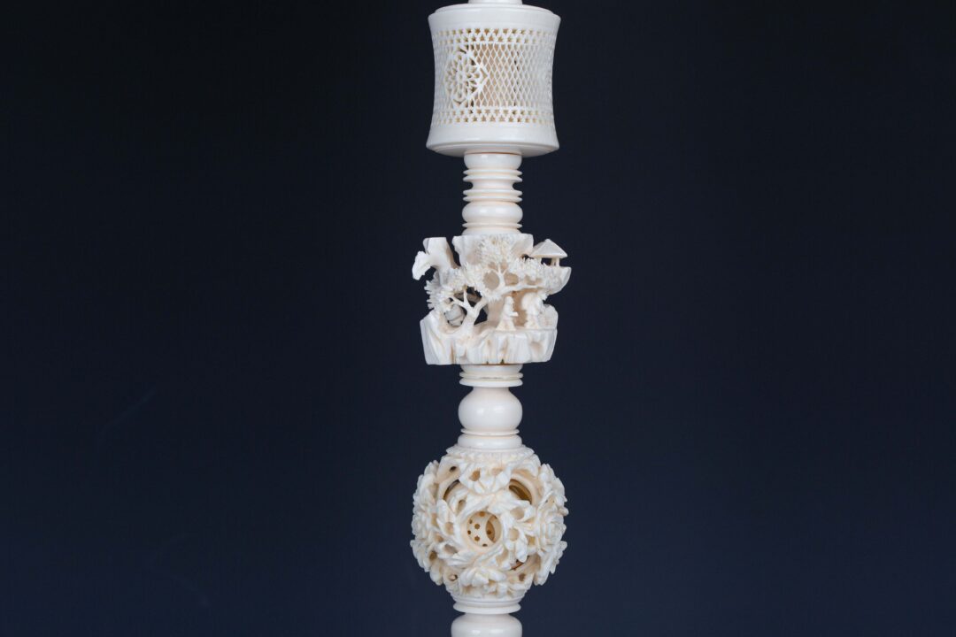 Chinese Puzzle Ball (Devil's Work Ball), 19th Century镂空雕鬼工球 十九世纪 - Image 7