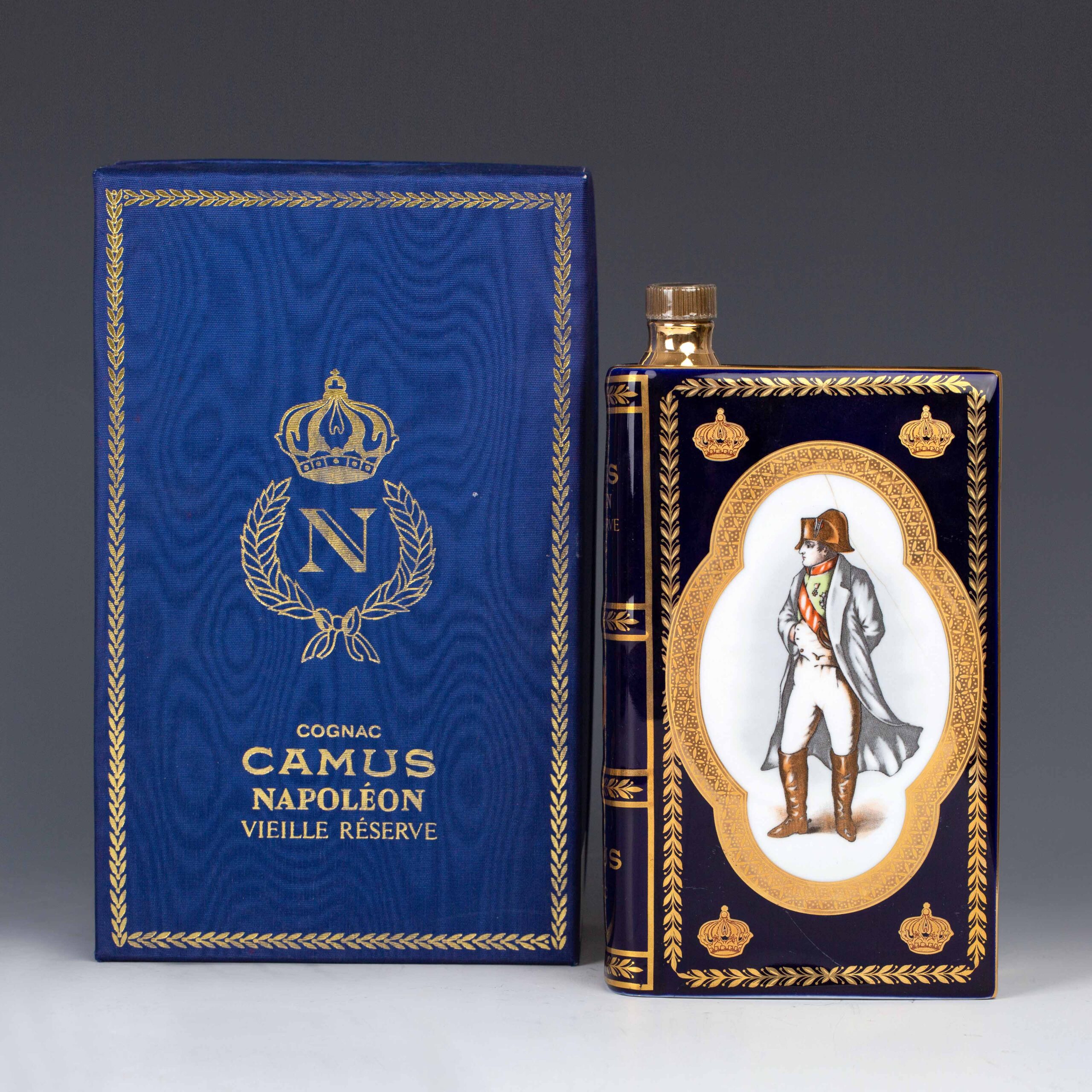 Vintage Camus Napoleon Cognac Ceramic Book Bicentenary – 200th