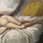 Women , Oil on Canvas With Spanish Painter J. Collar Sign西班牙画家J. Collar 女人裸体布面油画 - Image 3