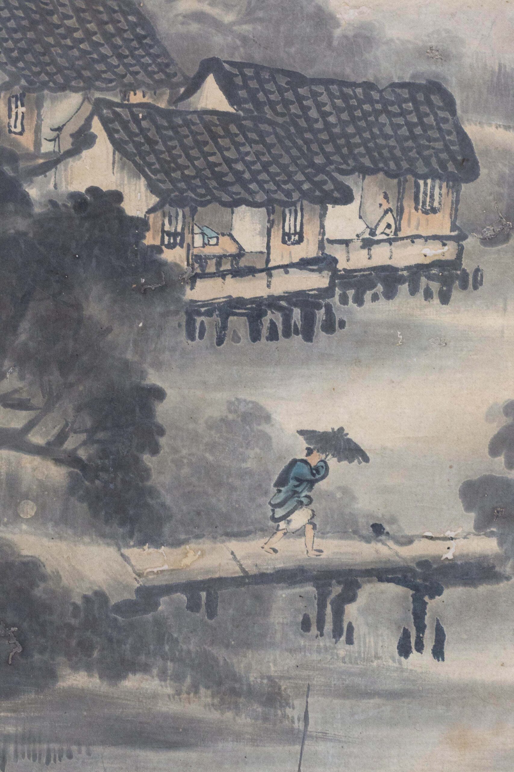 Chinese Painting by Wu Shi Xian, Qing dynasty清吴石僲号泼墨