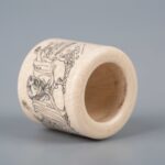 Bone carving figure poetry ring高级骨雕 人物 诗文 戒指 - Image 4