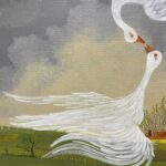 Geese Oil on canvas by Martin Jonas Geese布面油画 Martin Jonas作 - Image 2